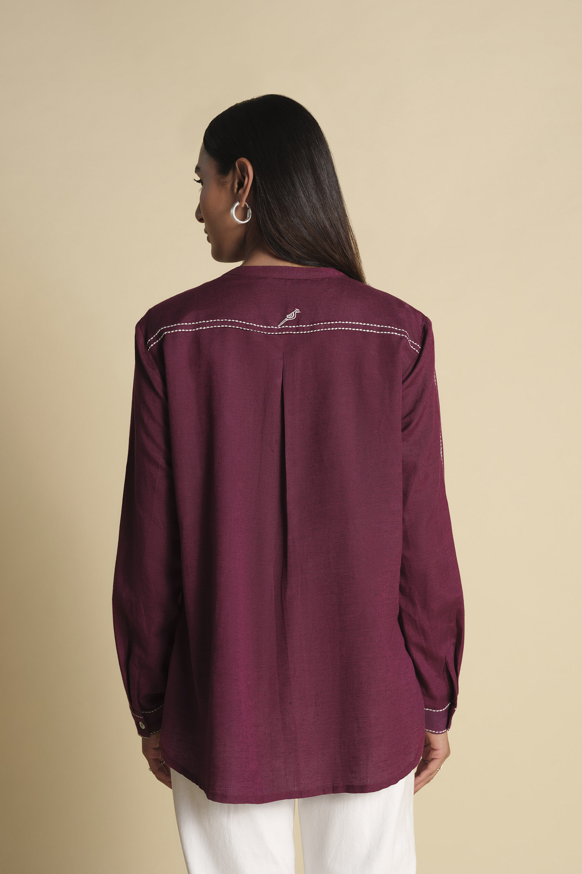 Leher Top, Wine, image 5